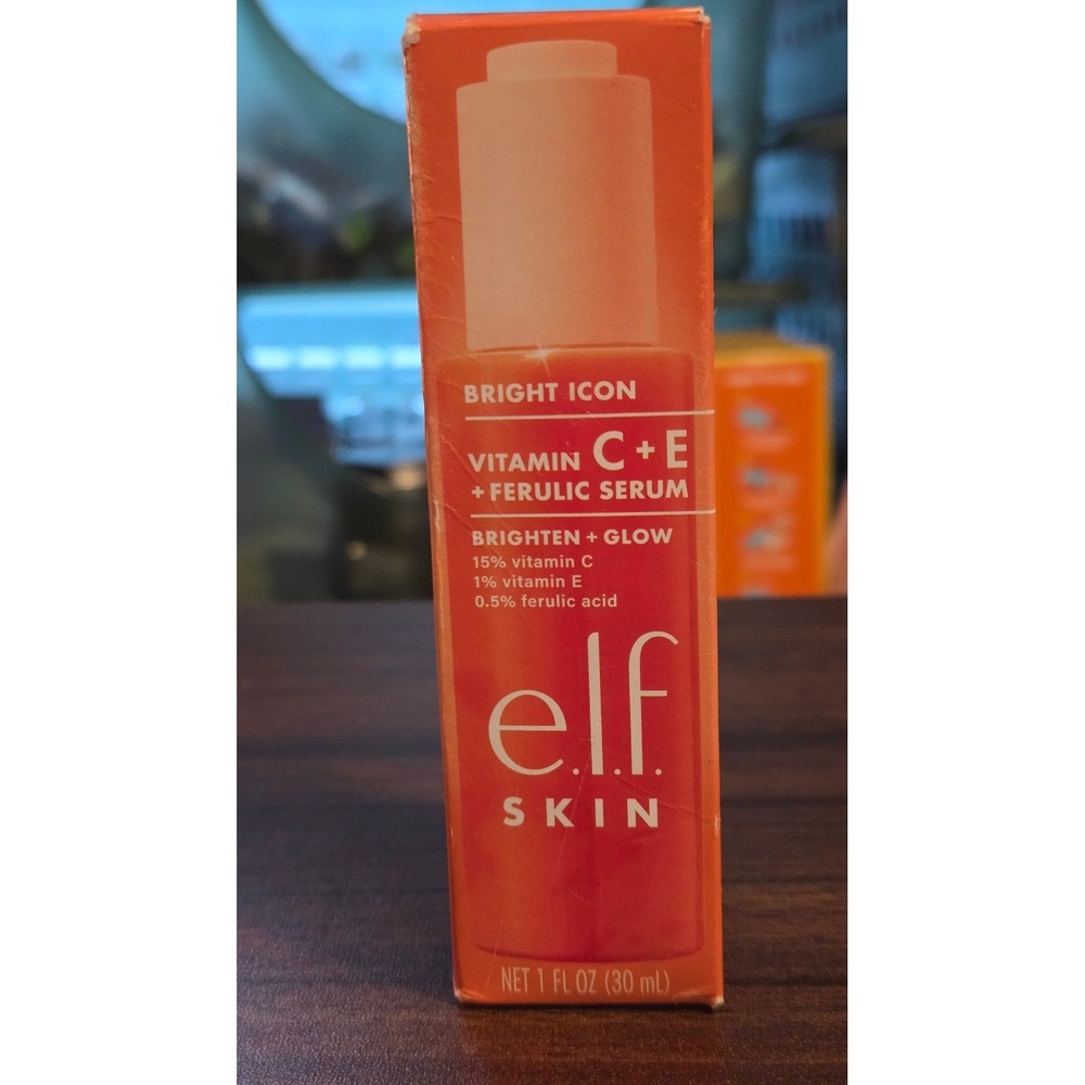 ELF Skin Bright Icon Vitamin C E Ferulic Serum Brighten Glow 1oz 30ml NEW